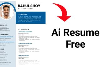 Upgrading Your Resume with AI
